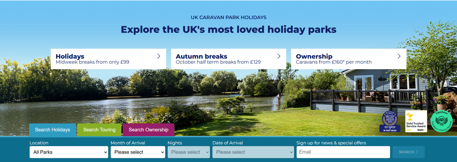 park holidays uk