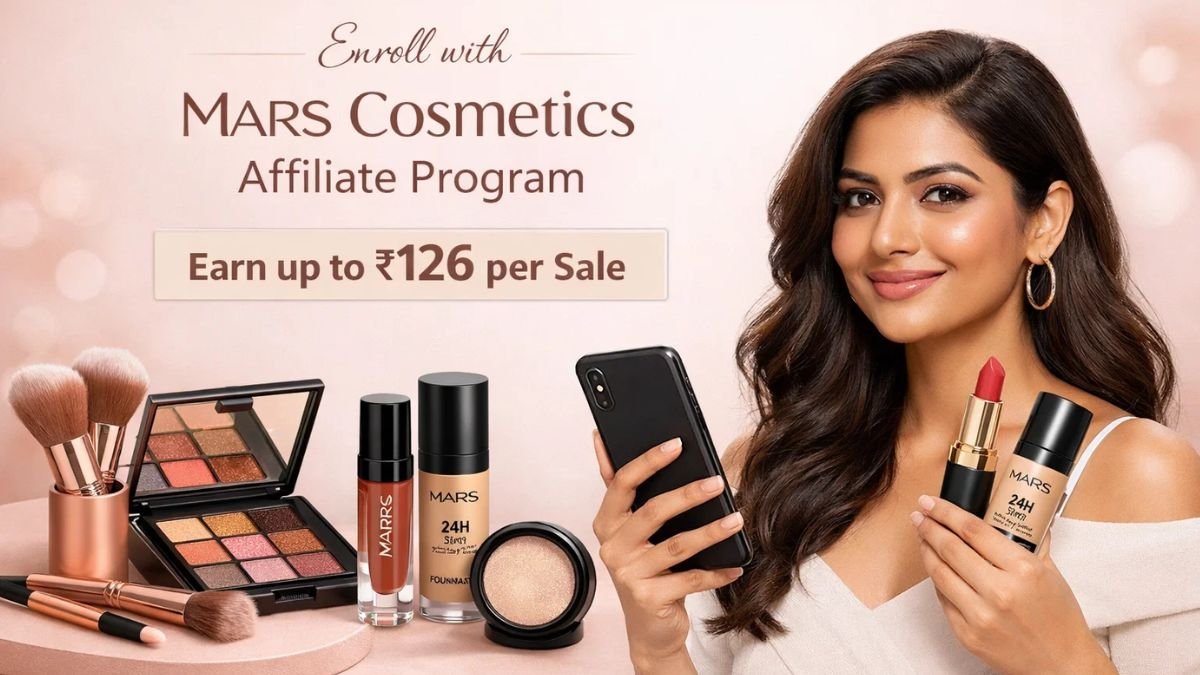 Mars Cosmetics Affiliate Program – Earn ₹126 Per Sale