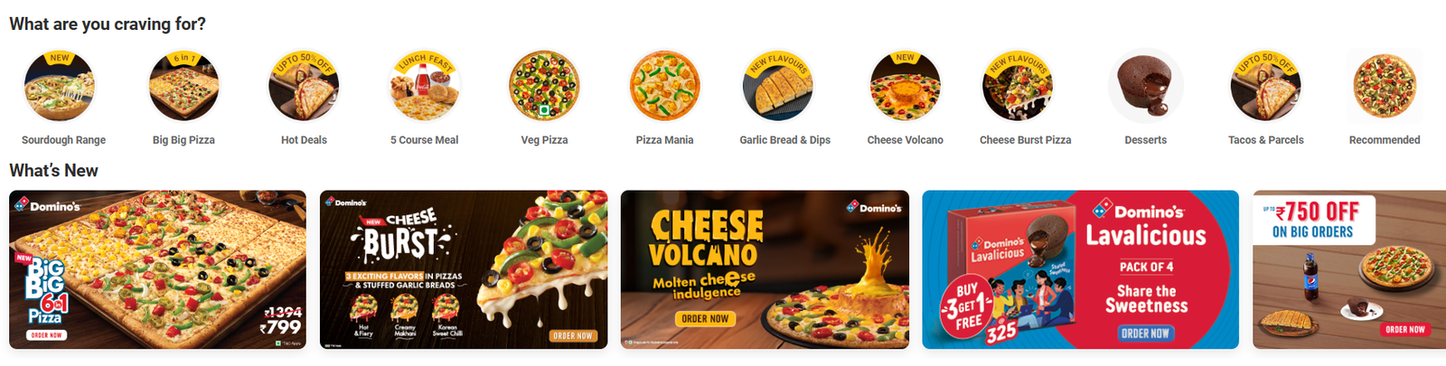 dominos deals