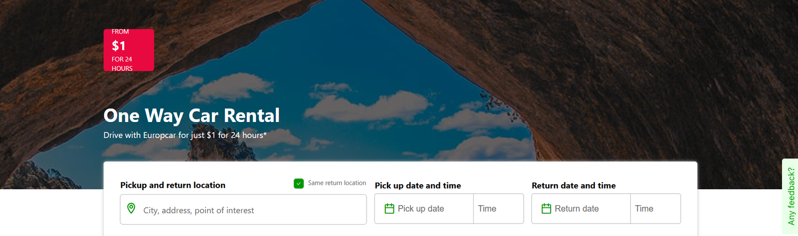 Europcar New Zealand One Way Rental Deals