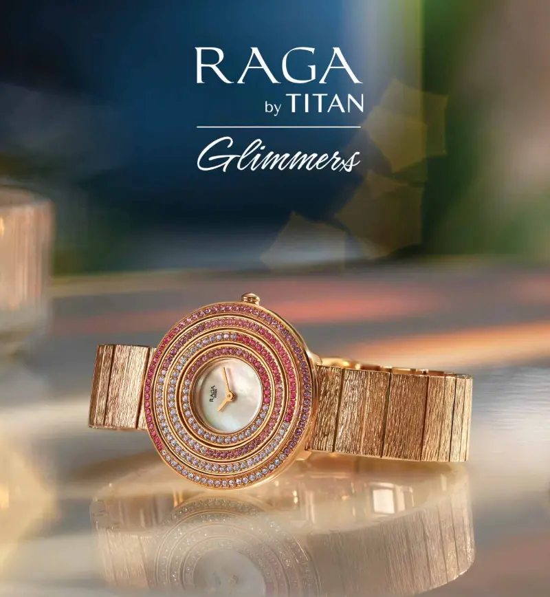 Titan Raga Glimmers Quartz Analog Watch for Women