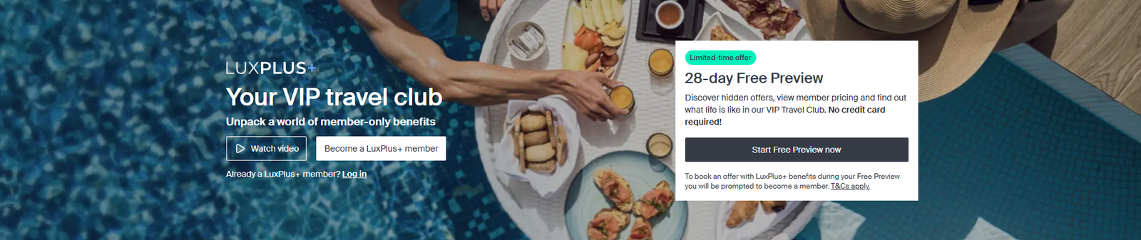 LuxPlus+ VIP Travel Club Luxury Hotel Deals