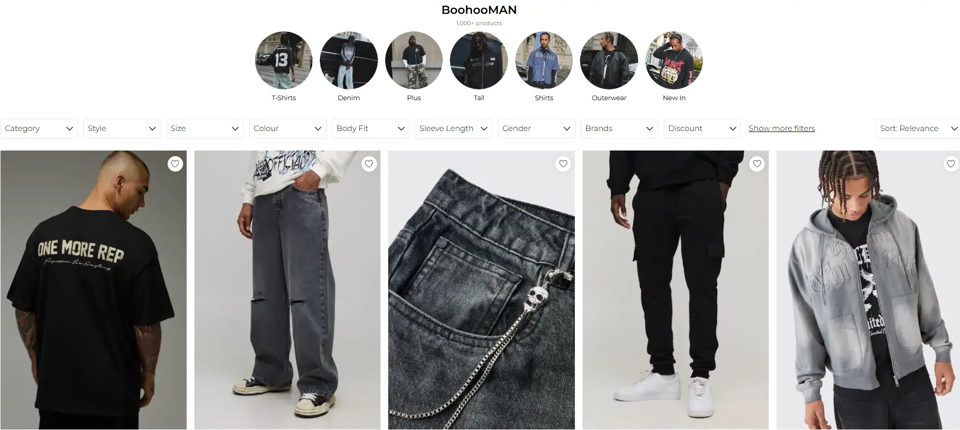 BoohooMAN Australia 50% Off Men's Fashion