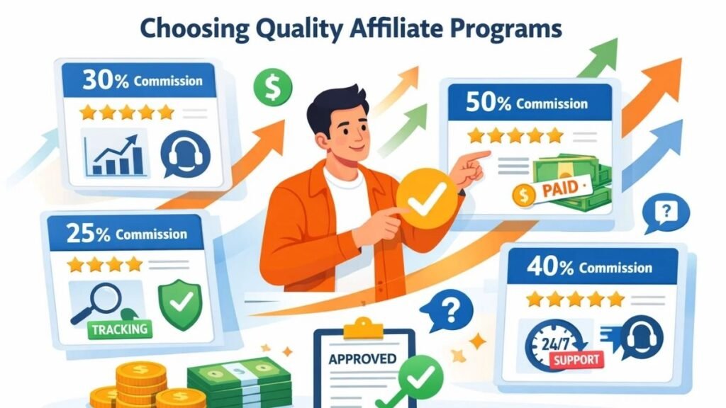 Join Quality Affiliate Programs