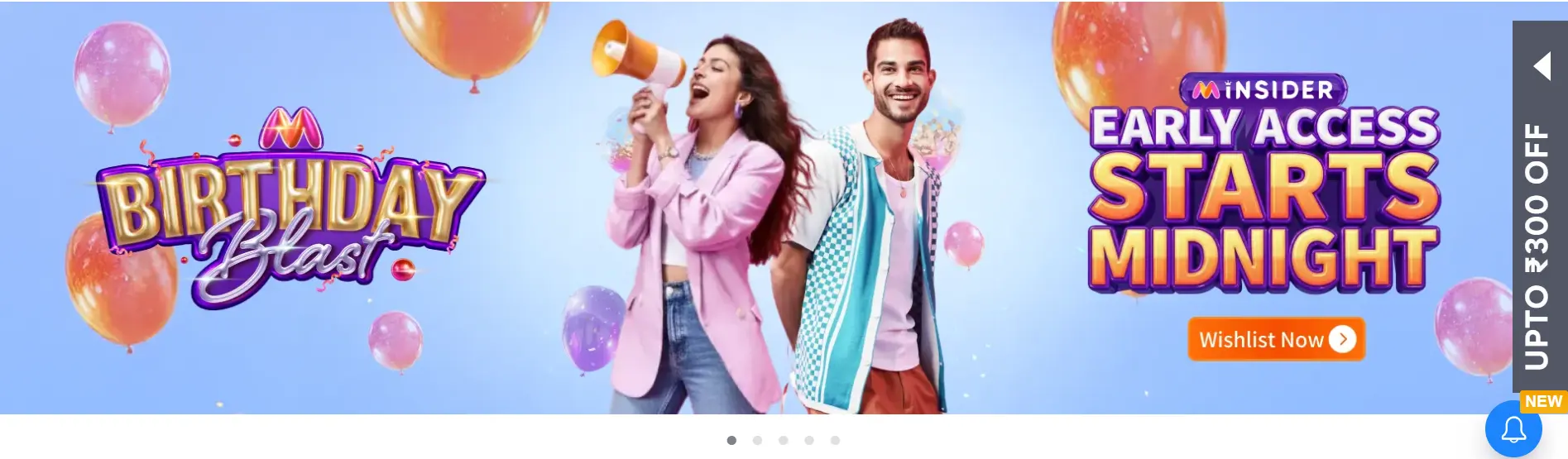 Myntra Birthday Blast Sale Offer