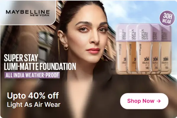 Maybelline Offers on Nykaa: Save Up to 40%