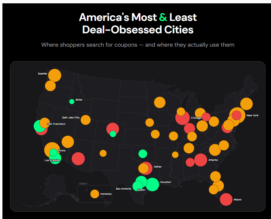 America's Most & Least Deal-Obsessed Cities