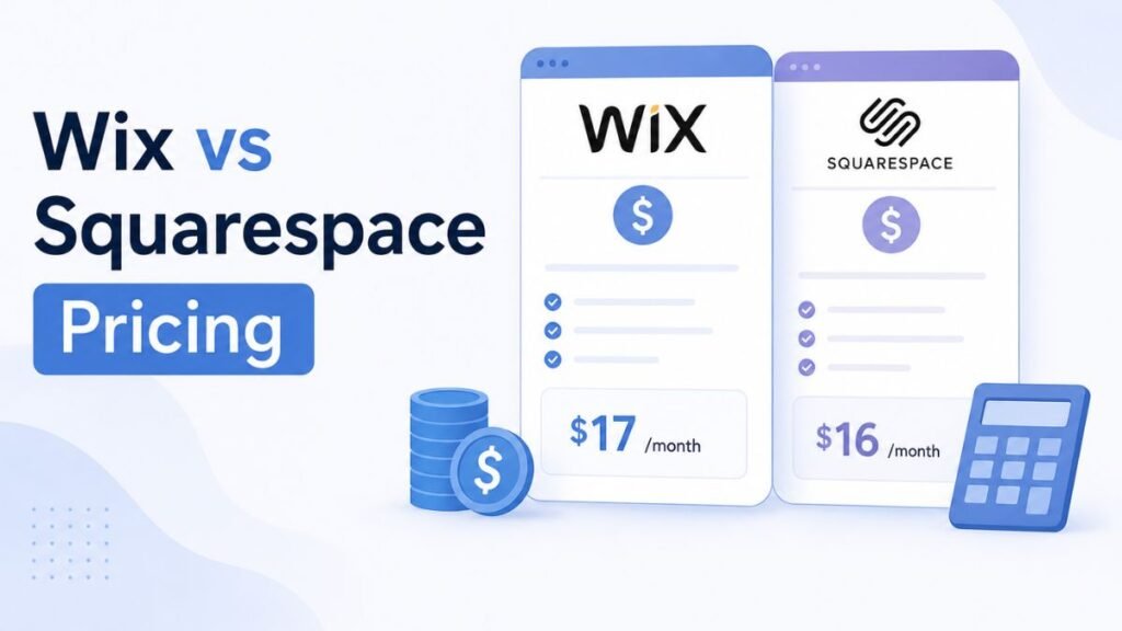 Wix vs Squarespace Pricing