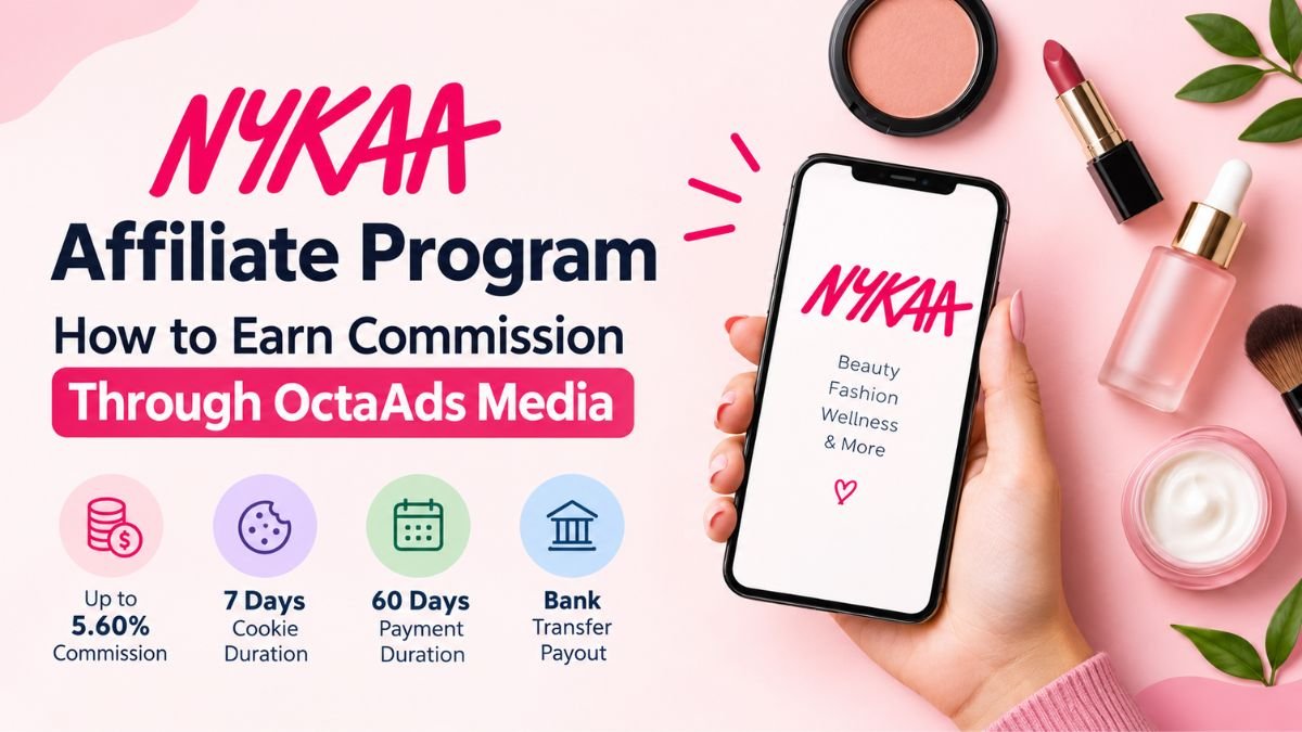 Nykaa Affiliate Program: How to Earn Commission Through OctaAds Media
